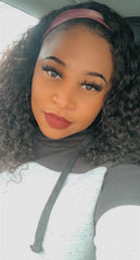 Jerry Curl Affordable headband wig