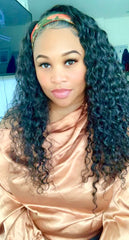 Water wave Affordable headband wig