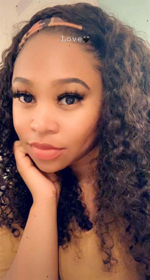 Jerry Curl Affordable headband wig